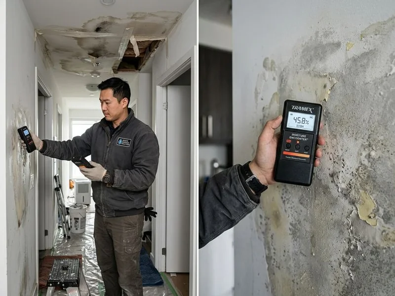 Water Damage Drywall Repair project example 3