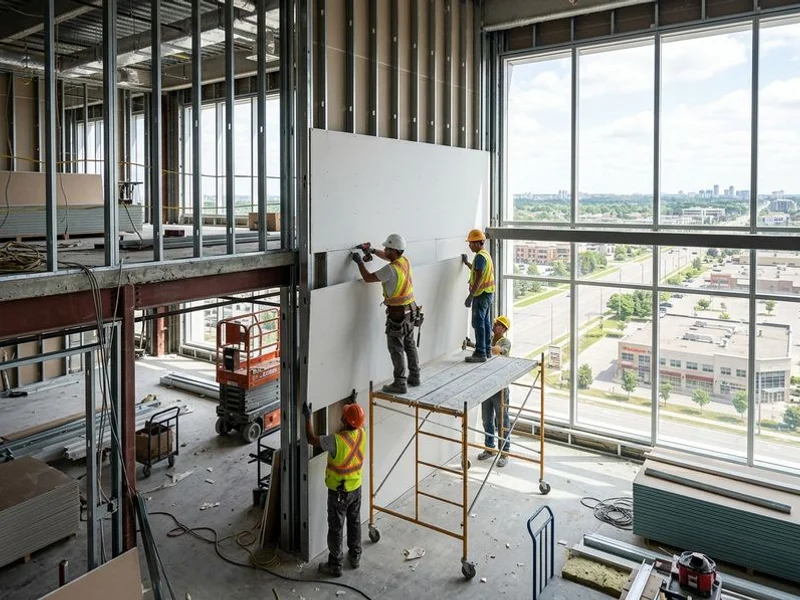 Commercial Drywall project example 3