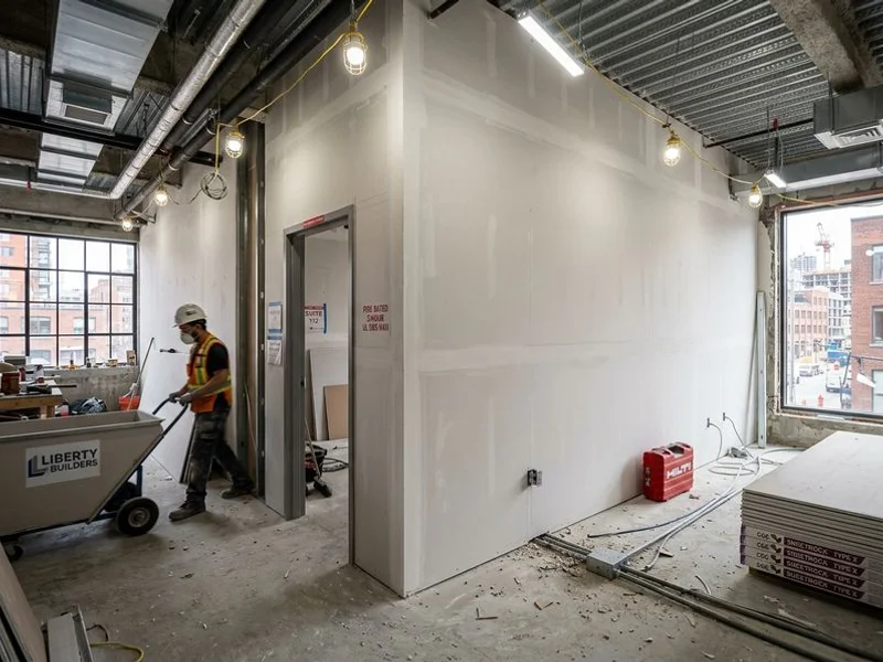Commercial Drywall project example 2