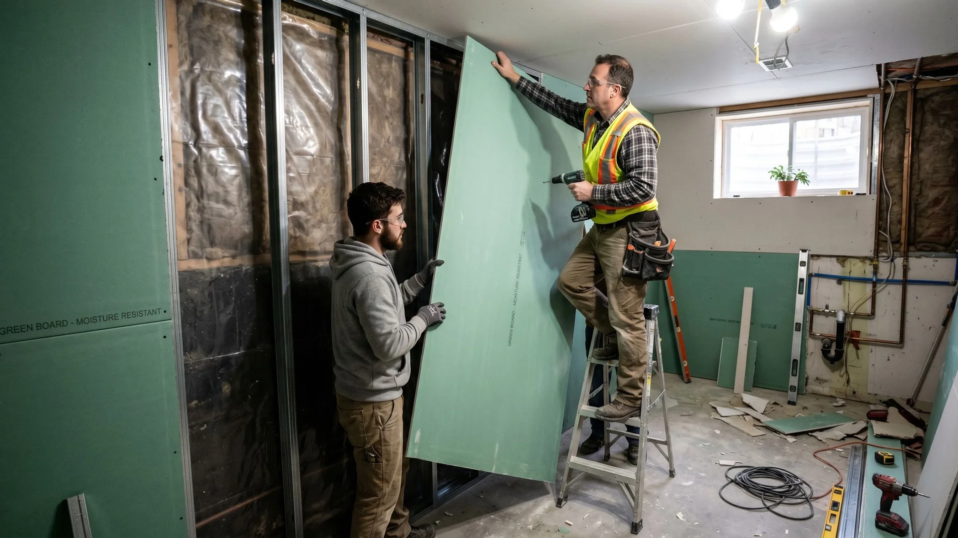 Drywall for Basement Finishing